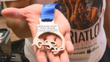 Medalla de bronce de Pepe Bernabéu en el nacional de triatlón cross
