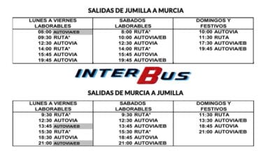 INTERBUS Jumilla-Murcia y Murcia-Jumilla