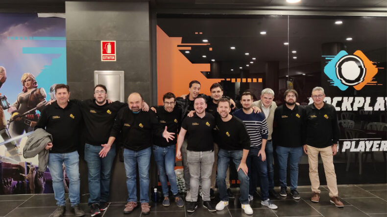 Miembros del Club Ajedrez Coímbra en la ronda final del Campeonato Regional de Ajedrez
