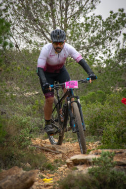 Jesús David Rodríguez de Iberos Bike Club en la BTT de Alpera