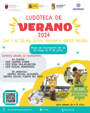 Cartel ludotecas de verano